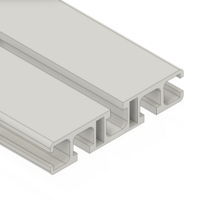 10-9018.5-0-72IN MODULAR SOLUTIONS EXTRUDED PROFILE<br>90MM X18.5MM, CUT TO THE LENGTH OF 72 INCH